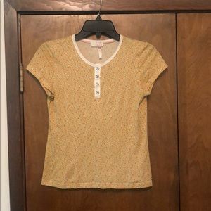 Matilda Jane 435 Mustard Floral Shirt 12